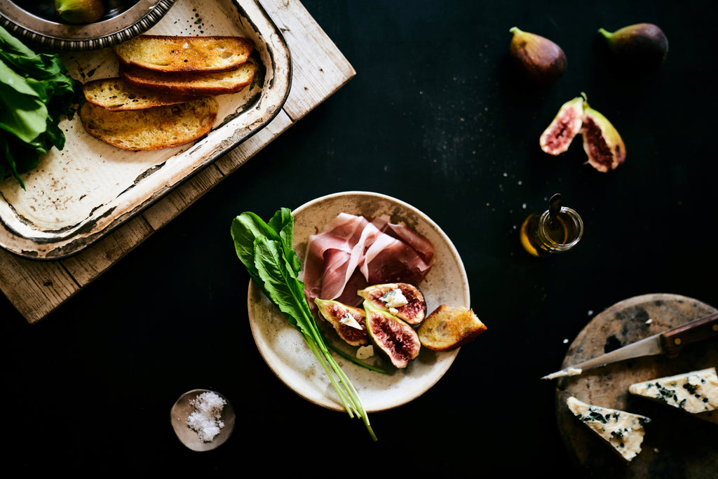 Fresh Figs with Gorgonzola and EVOO – Rio Vista Olives